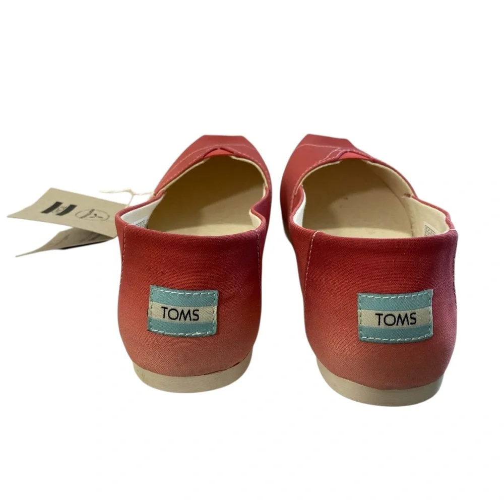 Toms New Earthwise Alpargata Classy Tie Dye Pink‎ Mauve 8.5 Canvas Ortholite